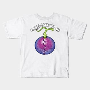 Baku Baku no Mi Devil Fruit Kids T-Shirt